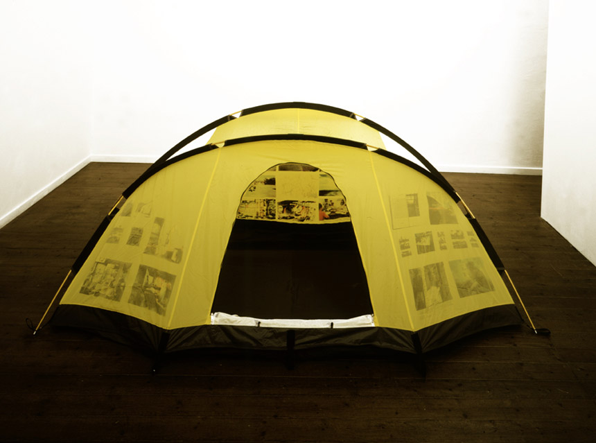 untitled 1995 (tent installation)