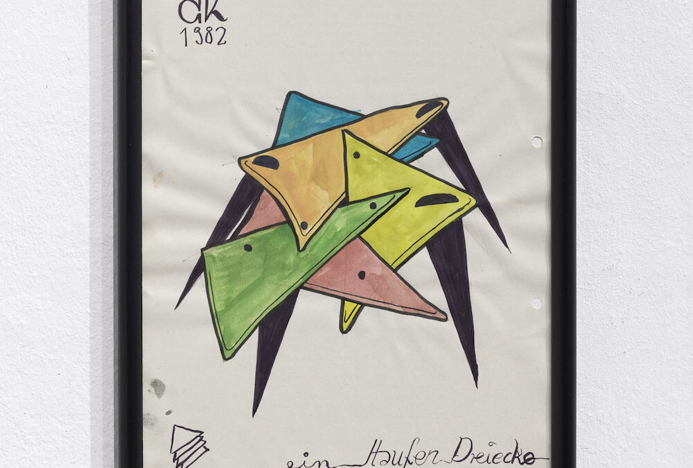 „Archive No. Z513, Exil Kollektiv  (ein Haufen Dreiecke) , 1982“