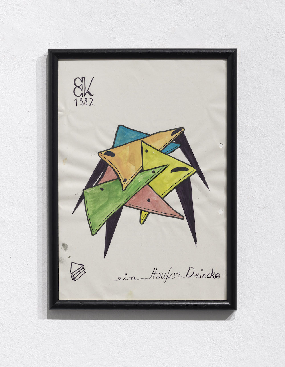 „Archive No. Z513, Exil Kollektiv  (ein Haufen Dreiecke) , 1982“